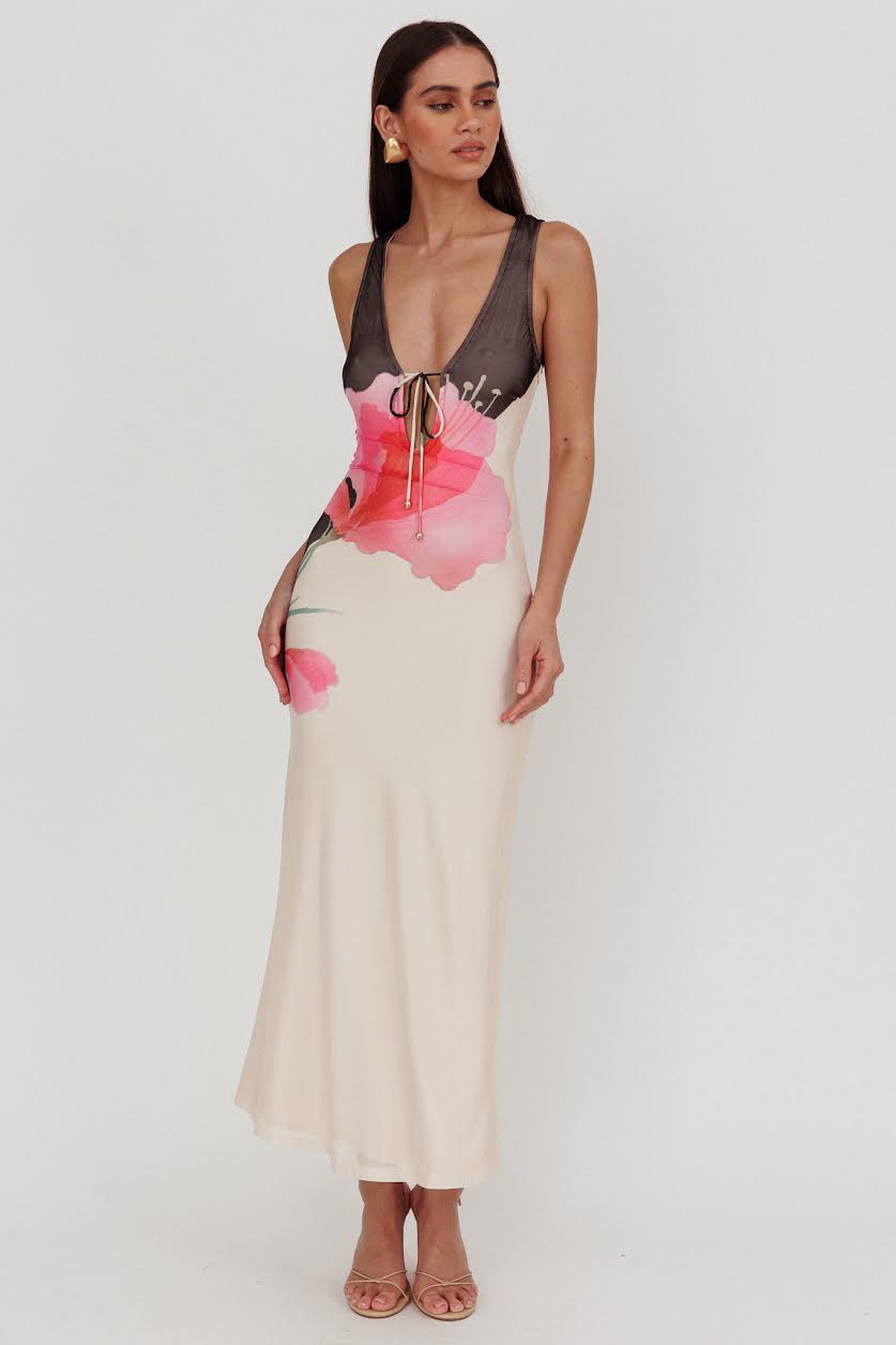 'Dahlia' Floral Maxi Dress