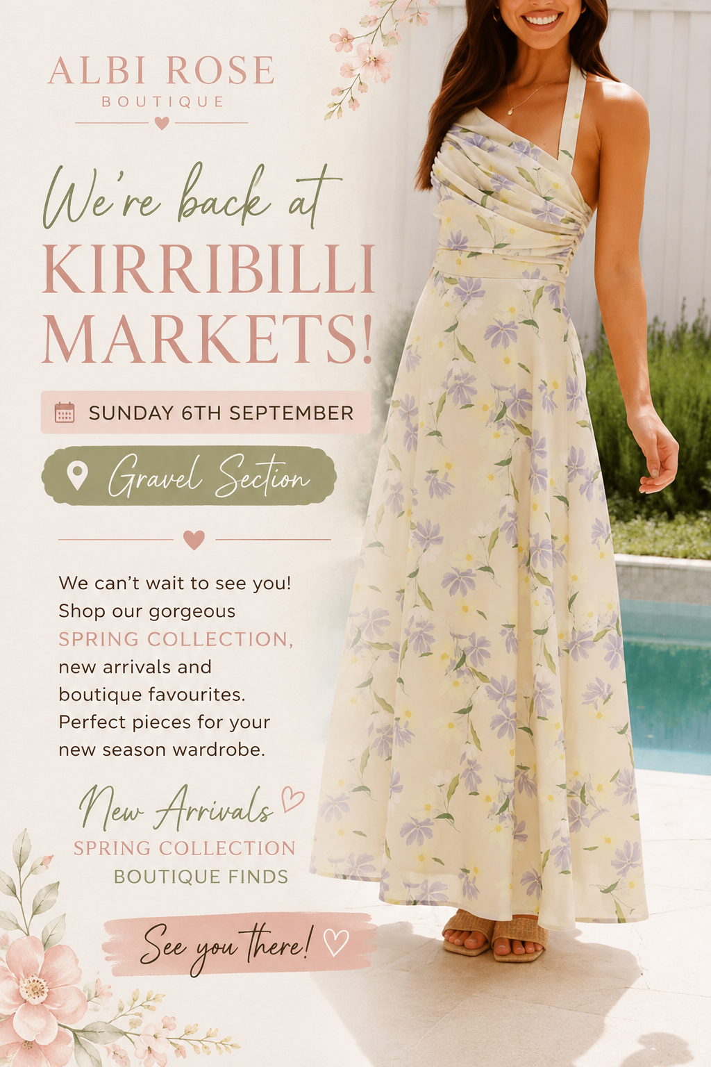 Back at Kirribilli Markets on Sunday 6th September 2026!