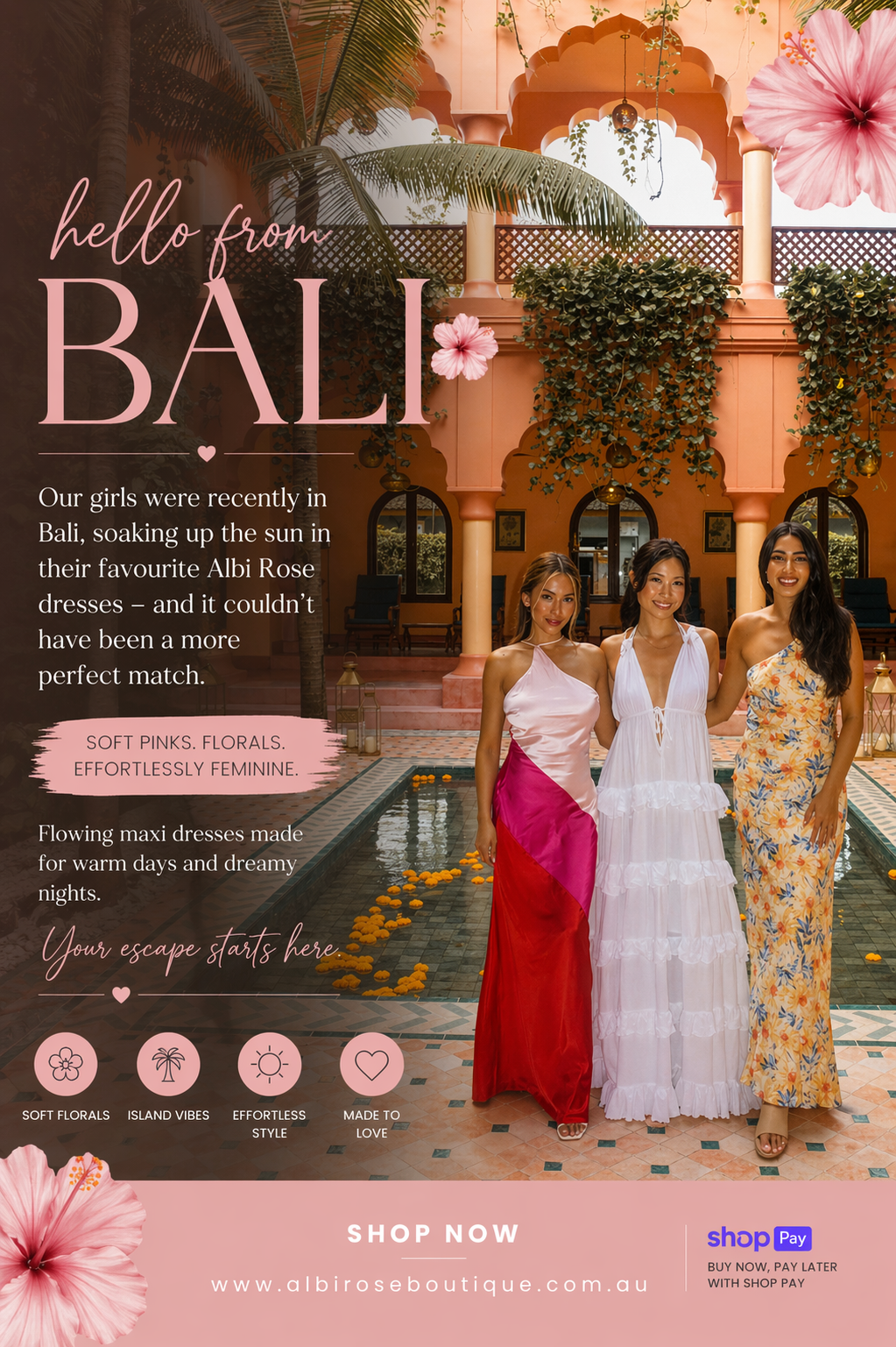 Blush Escape in Bali 🌸