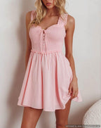 Sydney Pink Mini Bodice Dress