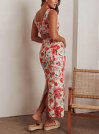 'Endless Love' Floral Maxi Skirt