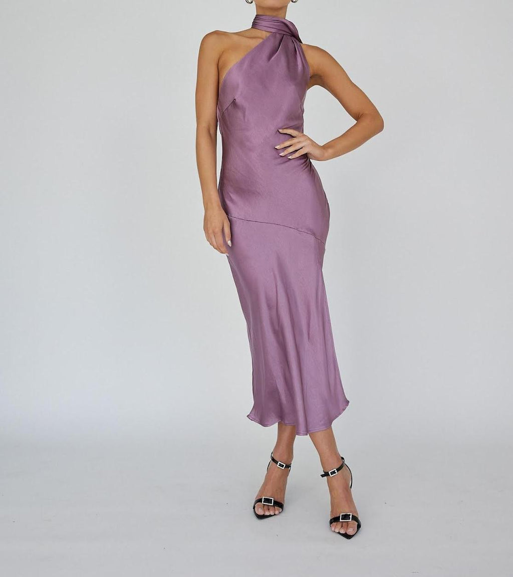 Valentina Purple Elegant Evening Dress