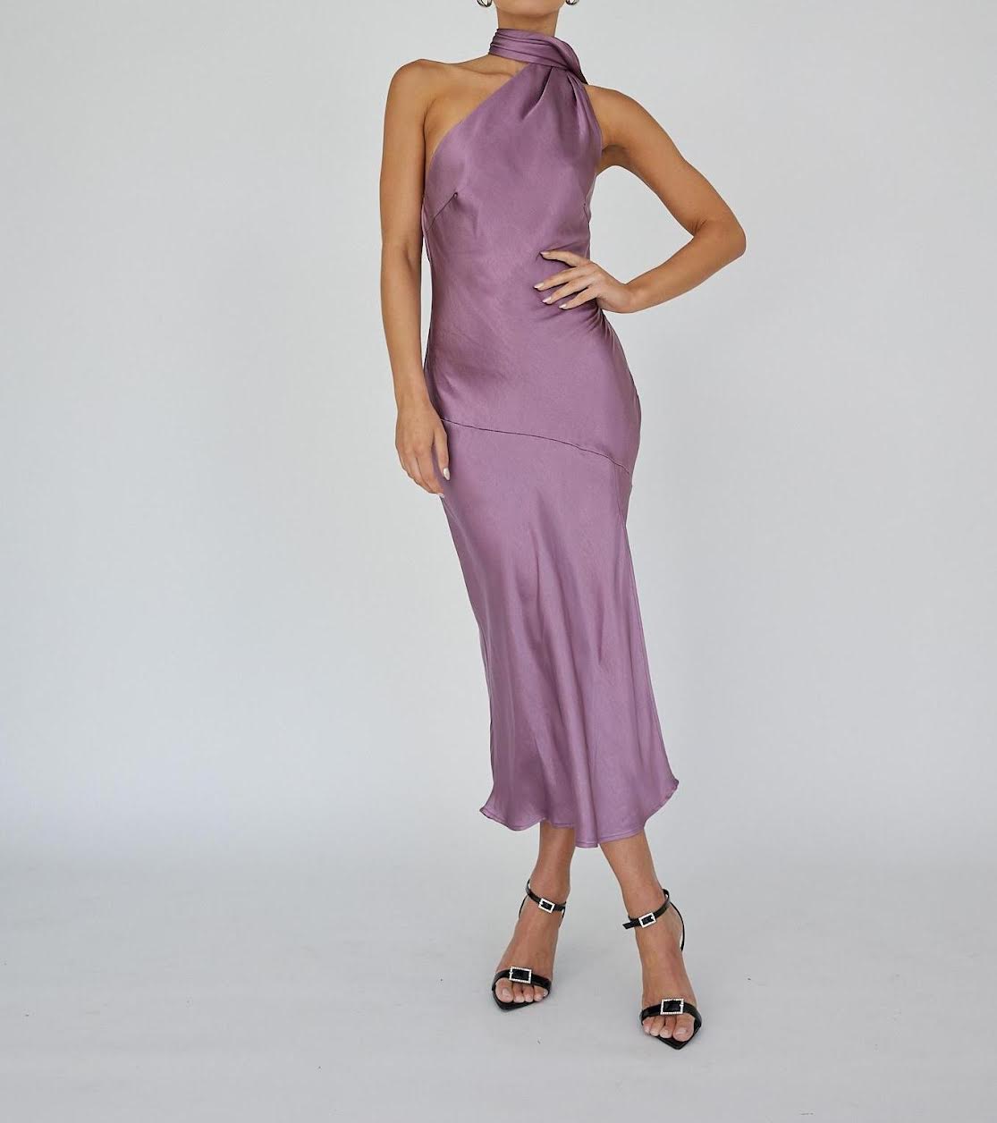 Valentina Purple Elegant Evening Dress