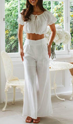 Adriatic Cotton Crop Top