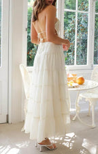'Sienna' Maxi Dress in Ivory