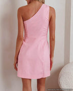 'Daphne' One Shoulder Mini Dress