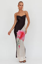 Athina Black Strappy Dress