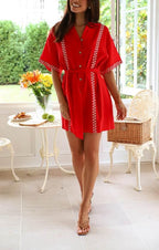 Ruby T-Shirt Linen Mini Dress