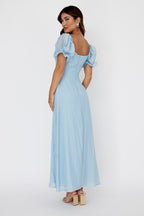 'Celeste' Blue Maxi Dress