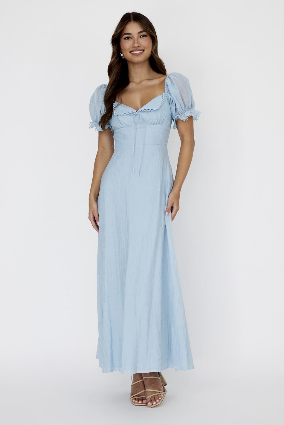 'Celeste' Blue Maxi Dress