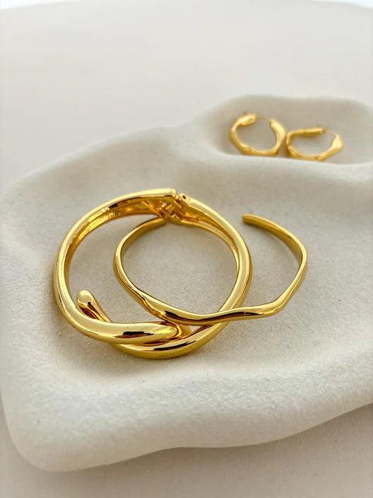 MAY SKINNY 18K GOLD PLATED BANGLE
