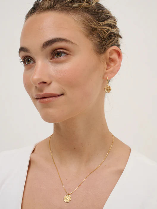ECLIPSE 18K GOLD PLATED NECKLACE