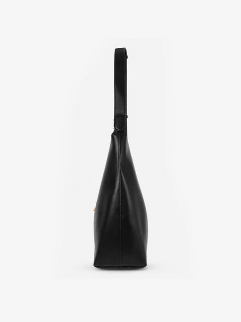 Midnight Luxe Oversized Tote Bag – Black