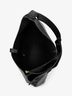 Midnight Luxe Oversized Tote Bag – Black