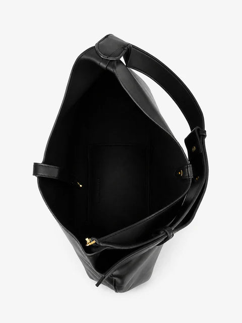 Midnight Luxe Oversized Tote Bag – Black