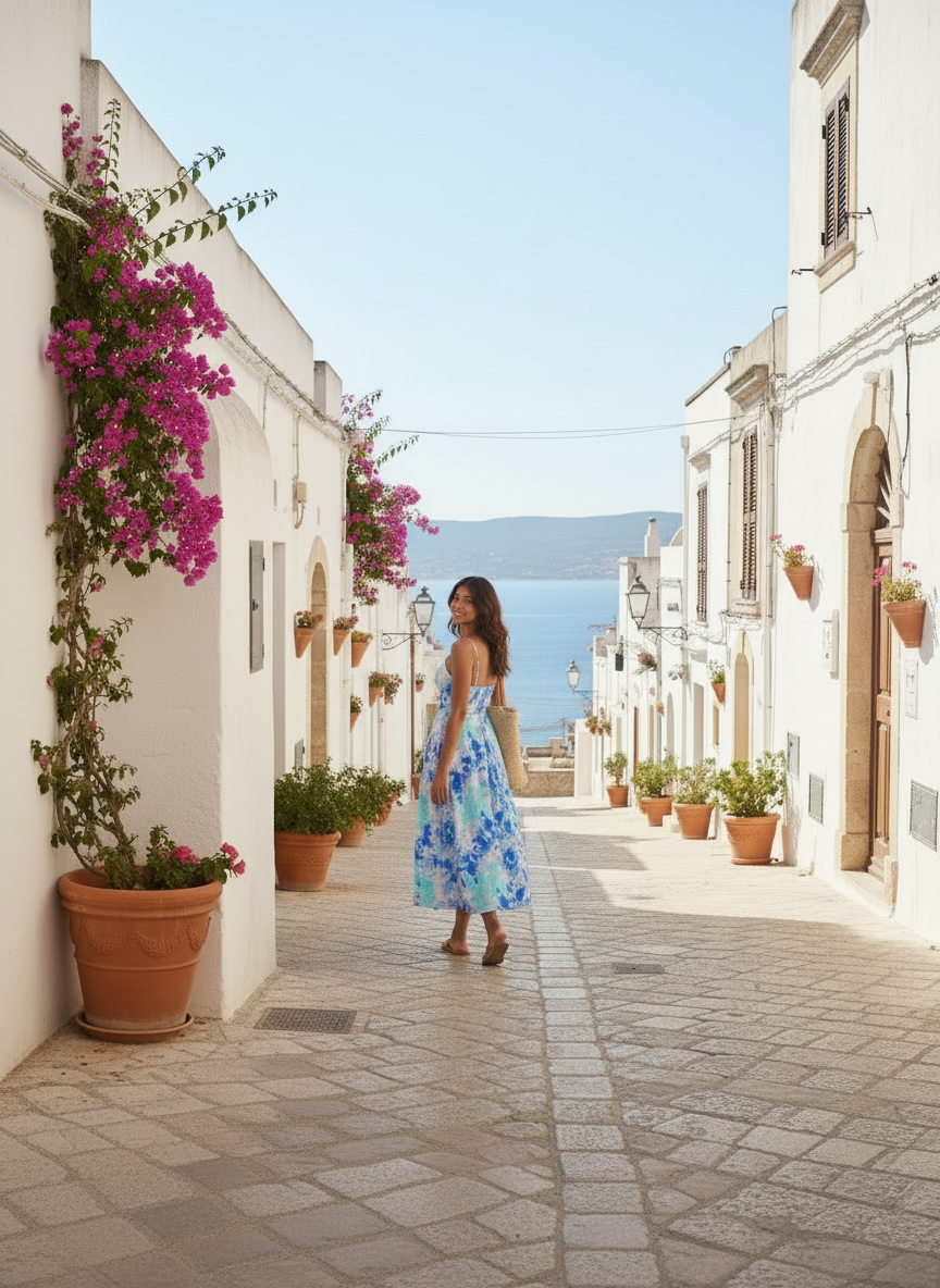 Sofia Blue Floral Maxi Dress